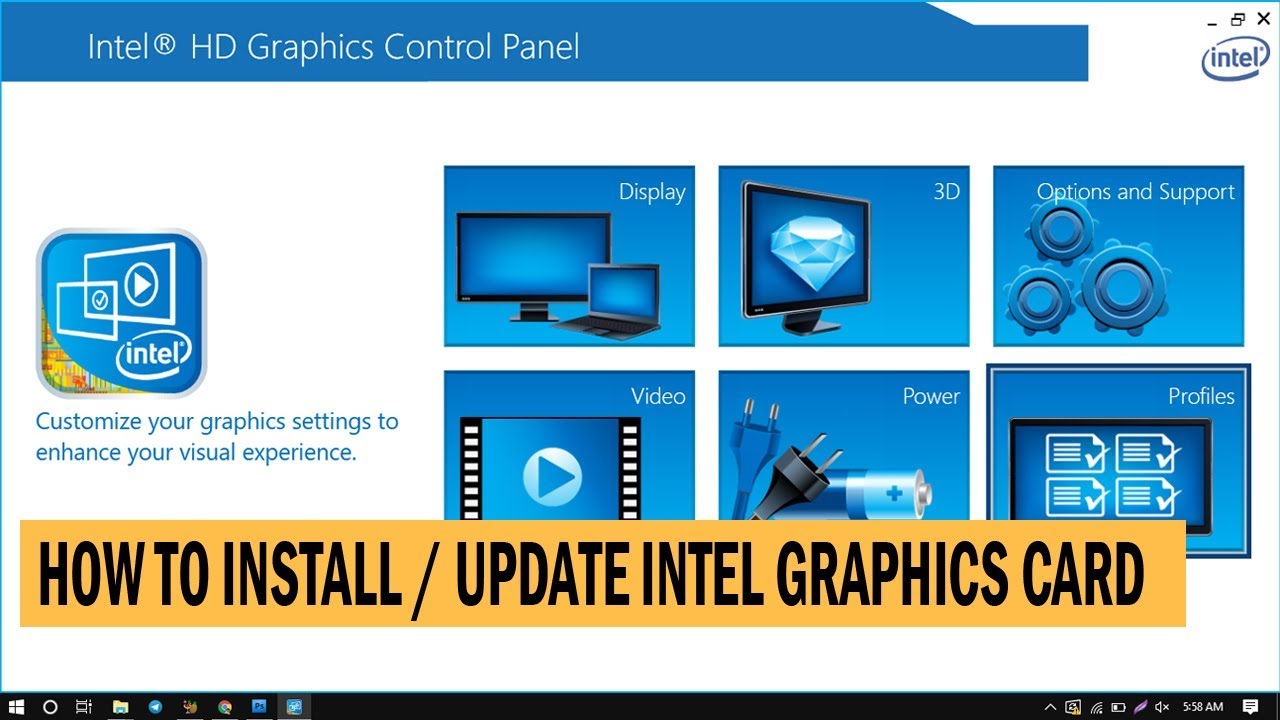 update intel graphics driver graphicws 4000